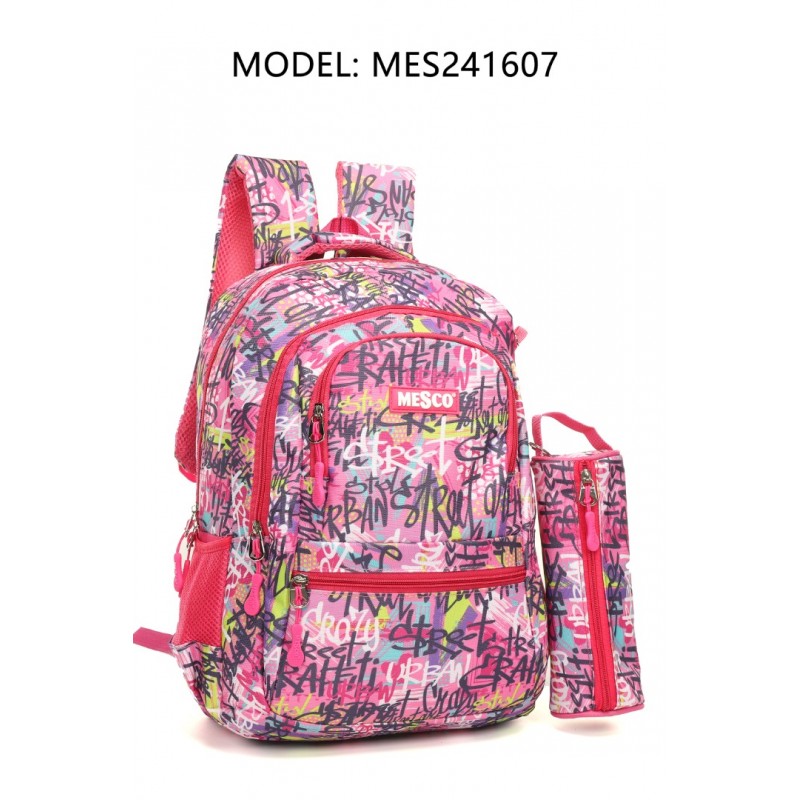 Ghiozdan mare Mesco + penar