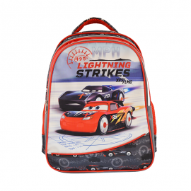 Ghiozdan 16 " 3 compartimente Cars