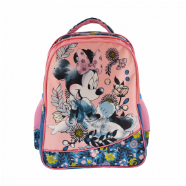 Ghiozdan 16" 3 compartimente Minnie