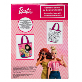 Geantă de colorat cu 6 markere lavabile