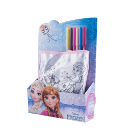 Geantă de colorat cu 6 markere lavabile