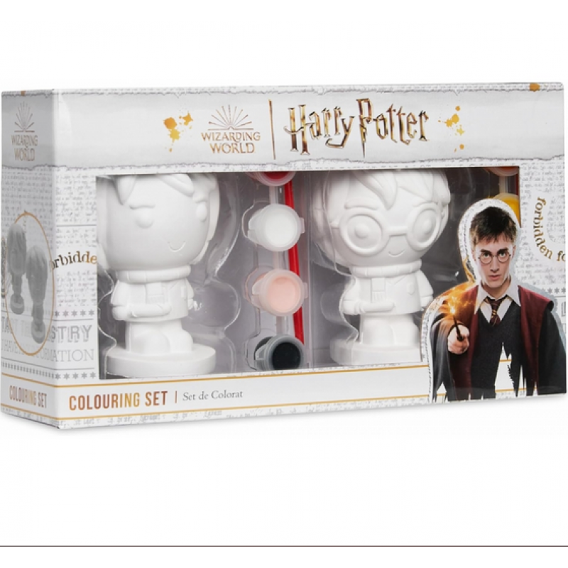 SET DE COLORAT 2 FIGURINE HARRY POTTER