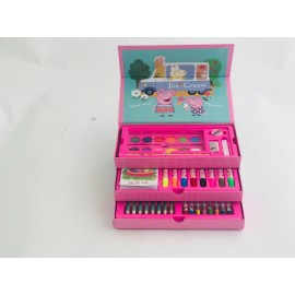 CUTIE DE COLORAT CU SERTARE PEPPA PIG