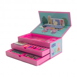 CUTIE DE COLORAT CU SERTARE PEPPA PIG