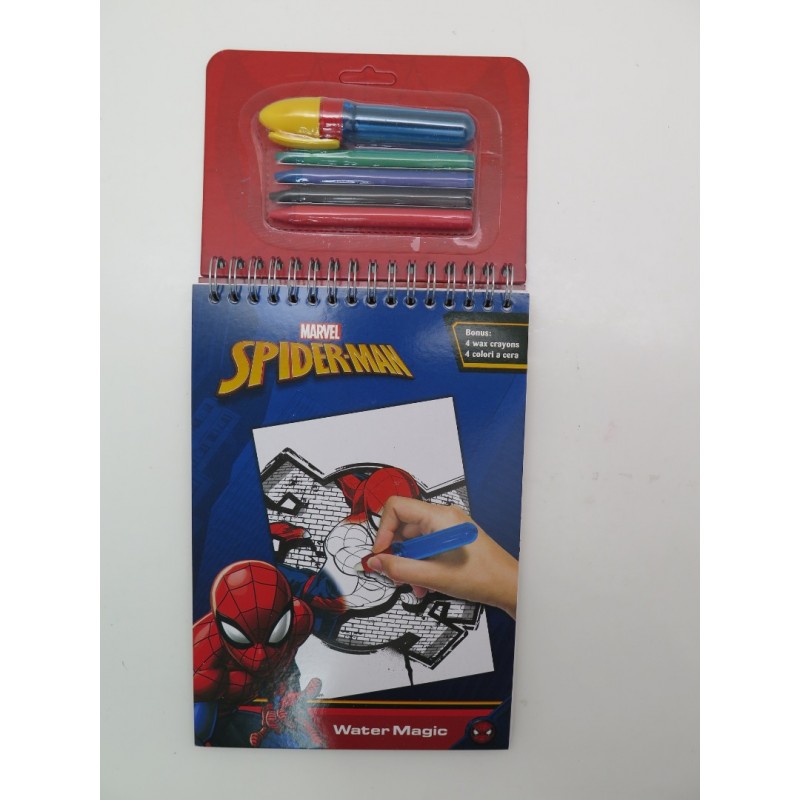PICTEAZA CU APA + CREIOANE COLORATE SPIDERMAN 2