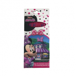 Set 12 creioane color Minnie