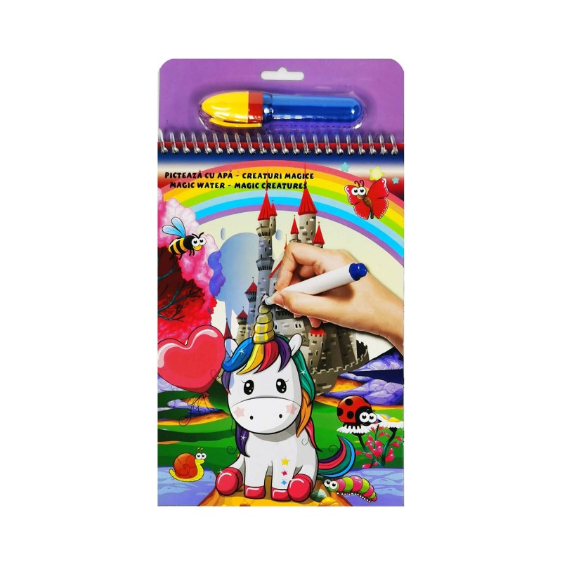 Pictează cu apă-Creaturi magice