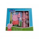 Set cadou cu ceas Peppa Pig